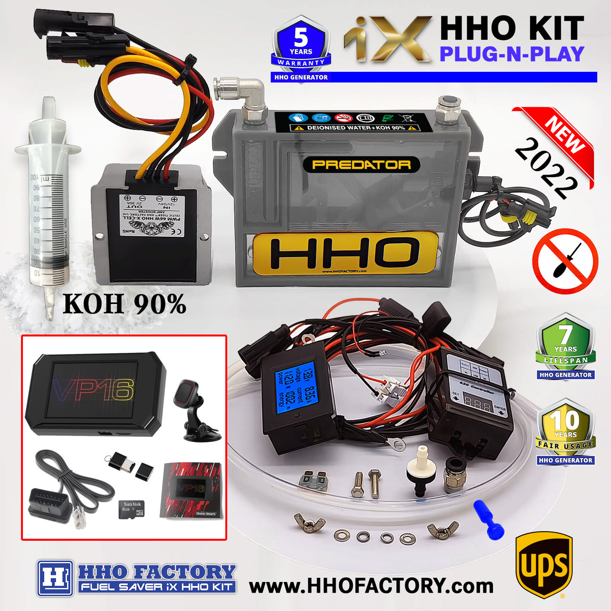hydrogen generator kit/Hydrogen generator kit plug-n-play 47% fuel saving - HHO FACTORY, Ltd